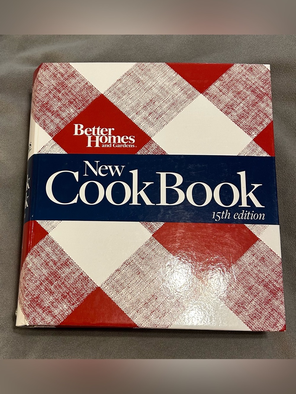 Better Homes and Gardens New Cook Book 15th Edition Red Plaid Ring Binder 2012